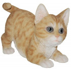 Chaton bondissant en résine 18.7 cm