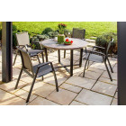 Table ronde en aluminium lausanne