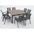 Table en aluminium malaga 150 cm