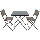 Set jardin en aluminium 2 personnes ankara