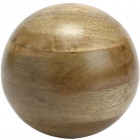 Boule décorative en bois 16 cm