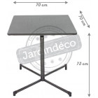 Table pliante en aluminium 70 cm