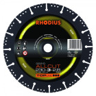 Disque de tronçonneuse diamanté RHODIUS DG210 ALLCUT Ø230 mm - 303391