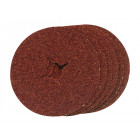 10 disques de ponçage en fibres 125 x 22,2 mm Grain 36 SILVERLINE 794331