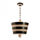 Suspension southbeach, noir et or
