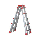 Echelle pliable multifonction hailo profistep multi 4x5 échelons ht d'accès 5m75 télescopique aluminium