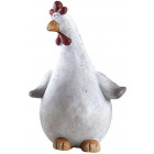 Poule décorative en résine