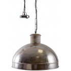 Suspension industrielle en métal et bois