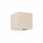 Aplique murale beige kamen 1 ampoule