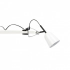 Lampe de bureau blanche studio 1 ampoule