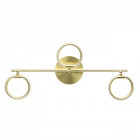 Spot doré techno 3 ampoules 21 cm
