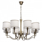 Chandelier laiton elegance 8 ampoules 83 cm