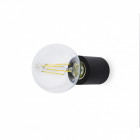 Aplique murale noire ten 1 ampoule