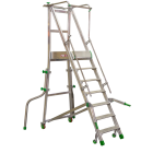 Plateforme de magasinage aluminium 8 marches 150 kg - 835007658