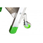 Plateforme de magasinage aluminium, 7 marches, 150 kg
