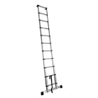 Echelle télescopique aluminium anodisé 11 échelons 150 kg - 835007801
