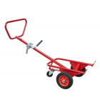 Diable à fût avec béquille roues PN 350 kg