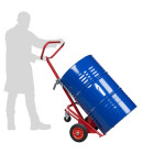 Diable à fût avec béquille roues CC 350 kg - 840005688