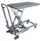 Table élévatrice manuelle inox 304 Bishamon®, 150 kg