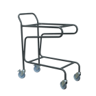 Chariot porte-bacs 2 niveaux, 100 kg