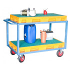 Bac pour paillasse avec caillebotis amovible - Contenance au choix