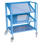 Servante à bacs 3 plateaux tôle 200 kg - 880006437