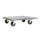 Plateau roulant bois enrobé de caoutchouc 600 x 600 mm roues CC 210 kg - 860009539 Plateau roulant bois enrobé de caoutchouc 600 x 600 mm roues CC 210 kg - 860009539
