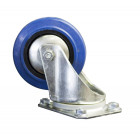 Plateau roulant polypropylène avec rebord 600 x 400 mm roues NT 500 kg - 865007659