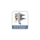 Plieuse à main simple colonne, 2 rouleaux de guidage - 200 mm