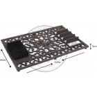 Paillasson en fonte brosse et grattoir