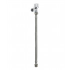 Kit raccordement wc flexible 30 cm + robinet d'arrêt 1/4t chromé mf12x17. Noyon & thiebault