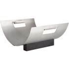 Porte bûches design lune