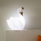 Veilleuse cygne dame blanche led