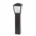 Balise de jardin gris foncé wilma h82 1 ampoule