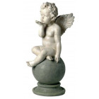 Statuette ange bisous en résine