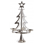 Sapin porte bougie en aluminium hauteur 56cm