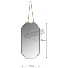 Miroir en laiton