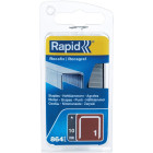 Agrafes en fil plat galvanisés n° 1/10 mm - 864 pièces - Blister - RAPID-ISABERG - 40109540