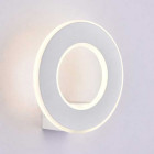 V-tac vt-710 applique murale led 9w blanc neutre 4000k corps aluminium rond blanc ip20 - 8226