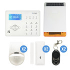 Kit alarme gsm 06 avec sirène solaire