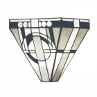 Applique metropolitan, verre et métal