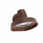 Aplique murale de jardin marron bronx 1 ampoule