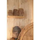 Chouettes en manguier (lot de 3)