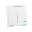 V-TAC Smart Home VT-5132 Commutateur sans fil à 2 boutons blanc IP54