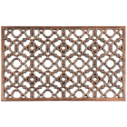 Paillasson rosalie effet métal 75 x 45 cm