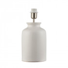 Lampe brampton, céramique ivoire, 35 cm, sans abat-jour