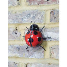 Coccinelle décorative en métal