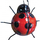Coccinelle décorative en métal