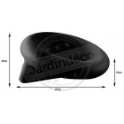 Fauteuil extérieur design hop - Noir