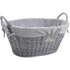 Corbeille à linge home osier et coton